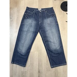 Vintage Tool Jeans Men Size 44WX32L Baggy Denim Straight Leg Relaxed Y2K 2000s